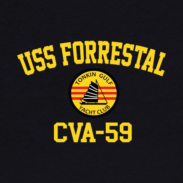 USS Forrestal CVA-59 Tonkin Gulf Yacht Club by Tonkin Gulf Yacht Club